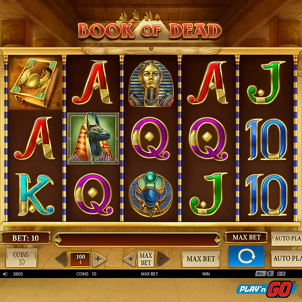Alexander Casino - Book of Dead Slot Game