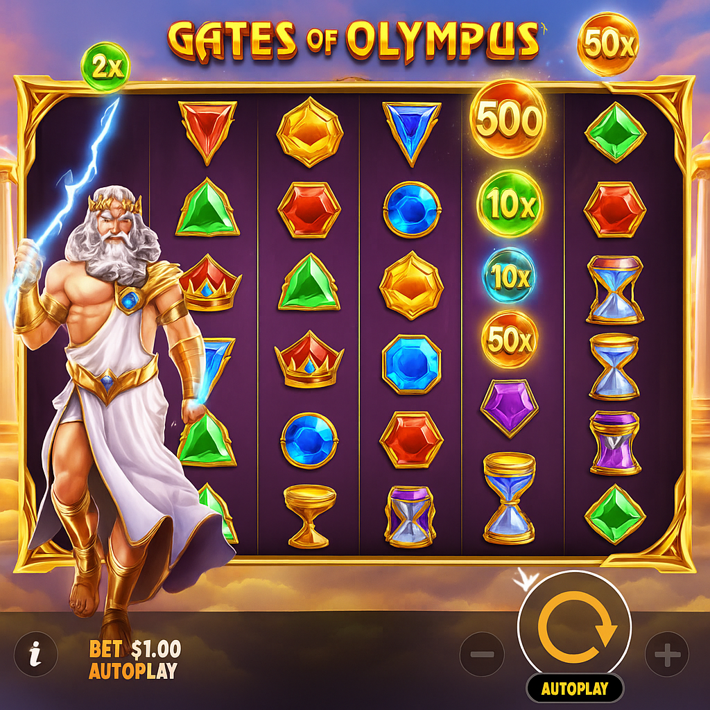 Alexander Casino - Gates of Olympus Slot Game