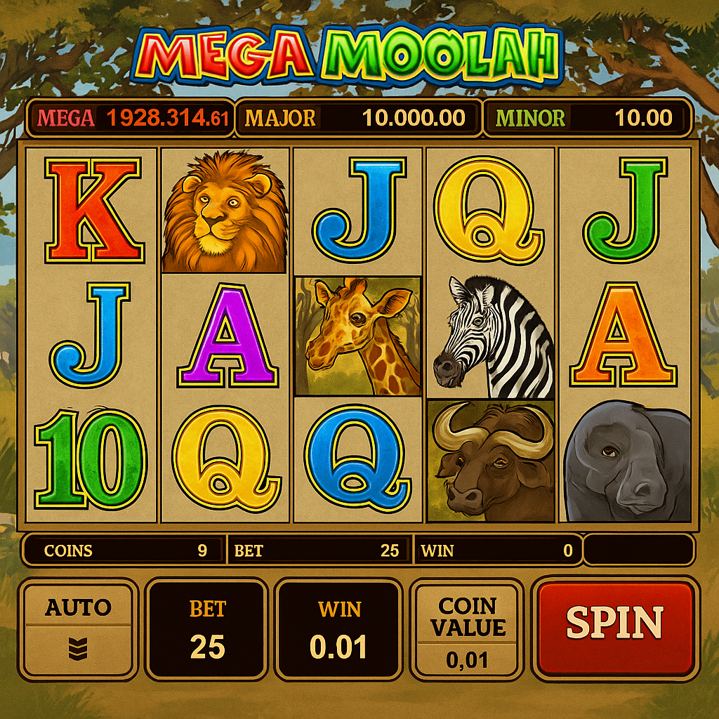 Alexander - Mega Moolah Slot - Microgaming Casino Game