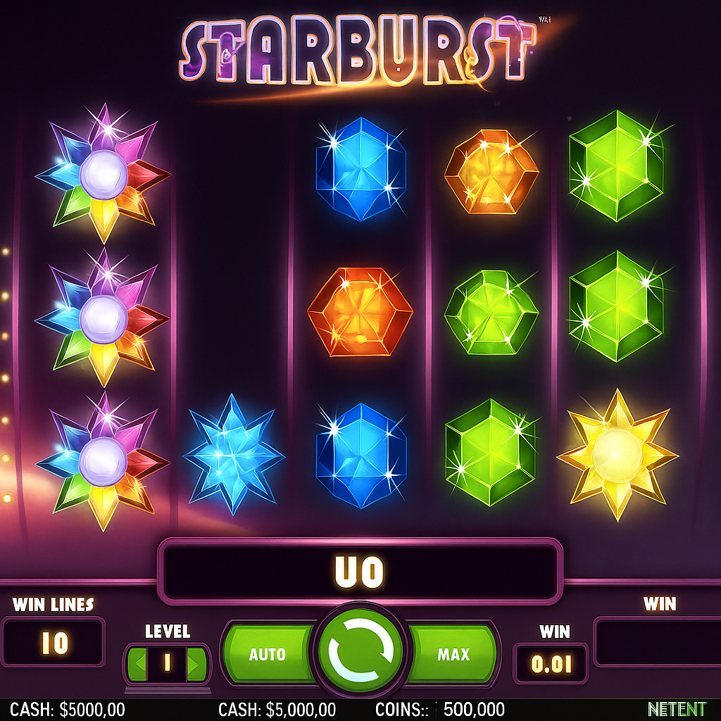 Alexander - Starburst Slot - NetEnt Casino Game